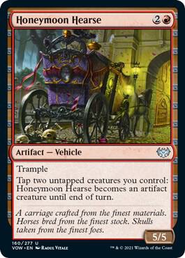 Honeymoon Hearse card from Innistrad: Crimson Vow
