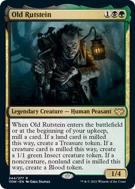 Old Rutstein card from Innistrad: Crimson Vow
