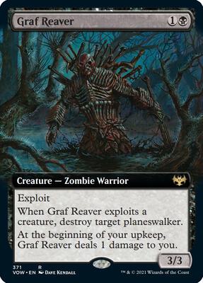 Graf Reaver (Extended Art) card from Innistrad: Crimson Vow