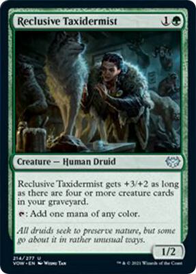 Reclusive Taxidermist card from Innistrad: Crimson Vow