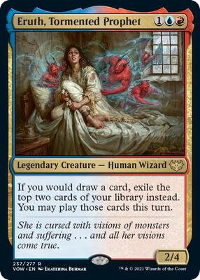Eruth, Tormented Prophet card from Innistrad: Crimson Vow