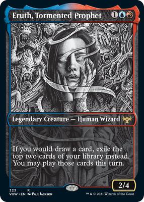 Eruth, Tormented Prophet (Showcase) card from Innistrad: Crimson Vow