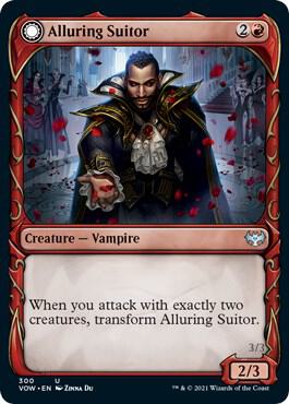 Alluring Suitor (Showcase) card from Innistrad: Crimson Vow