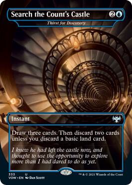 Search the Count's Castle - Thirst for Discovery card from Innistrad: Crimson Vow