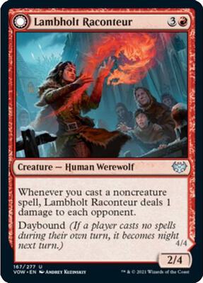 Lambholt Raconteur card from Innistrad: Crimson Vow