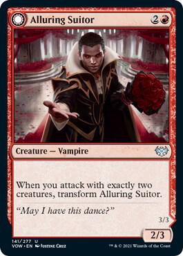 Alluring Suitor card from Innistrad: Crimson Vow