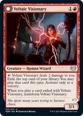 Voltaic Visionary card from Innistrad: Crimson Vow