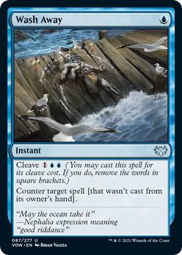 Wash Away card from Innistrad: Crimson Vow