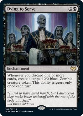 Dying to Serve card from Innistrad: Crimson Vow