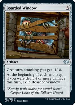 Boarded Window card from Innistrad: Crimson Vow