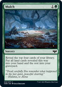 Mulch card from Innistrad: Crimson Vow