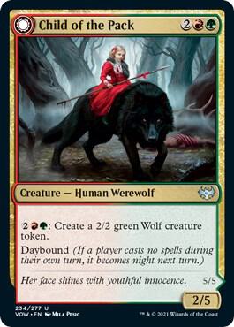 Child of the Pack card from Innistrad: Crimson Vow