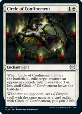 Circle of Confinement card from Innistrad: Crimson Vow