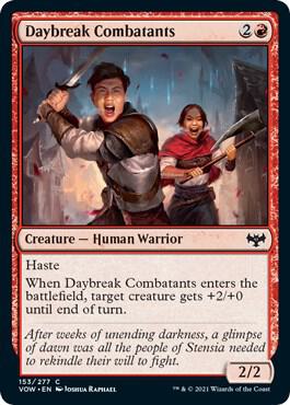 Daybreak Combatants card from Innistrad: Crimson Vow
