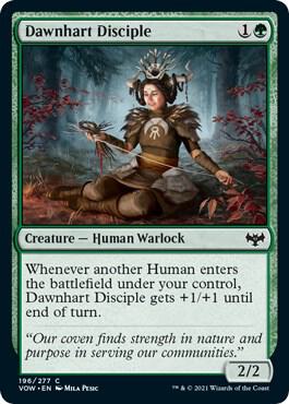 Dawnhart Disciple card from Innistrad: Crimson Vow