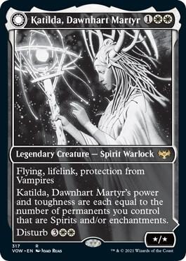 Katilda, Dawnhart Martyr (Showcase) card from Innistrad: Crimson Vow