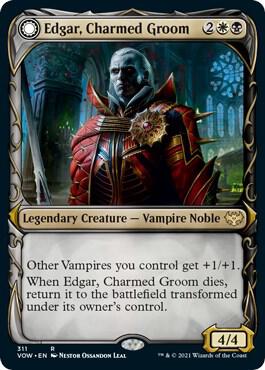 Edgar, Charmed Groom (Showcase) card from Innistrad: Crimson Vow