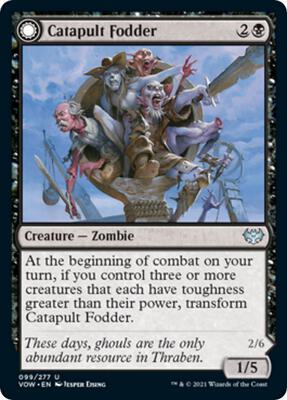 Catapult Fodder card from Innistrad: Crimson Vow