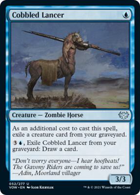 Cobbled Lancer card from Innistrad: Crimson Vow