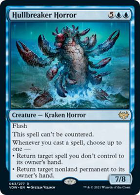 Hullbreaker Horror card from Innistrad: Crimson Vow