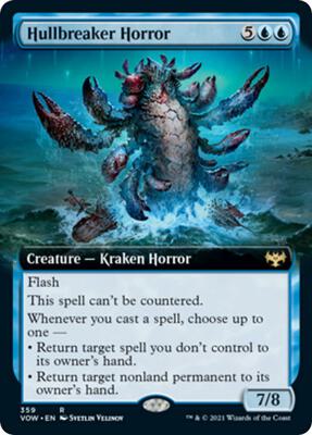 Hullbreaker Horror (Extended Art) card from Innistrad: Crimson Vow