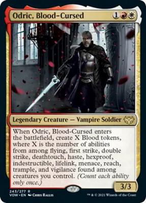 Odric, Blood-Cursed card from Innistrad: Crimson Vow