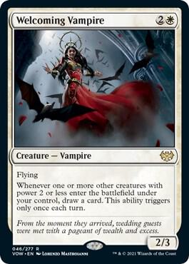 Welcoming Vampire card from Innistrad: Crimson Vow