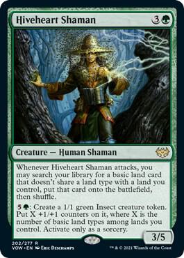 Hiveheart Shaman card from Innistrad: Crimson Vow