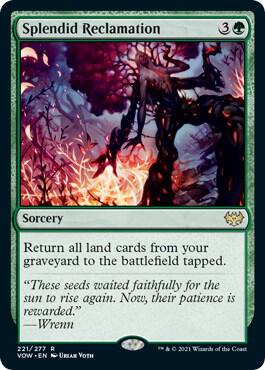 Splendid Reclamation card from Innistrad: Crimson Vow