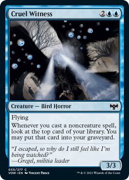 Cruel Witness card from Innistrad: Crimson Vow