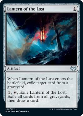 Lantern of the Lost card from Innistrad: Crimson Vow
