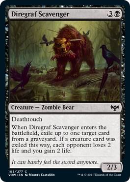 Diregraf Scavenger card from Innistrad: Crimson Vow