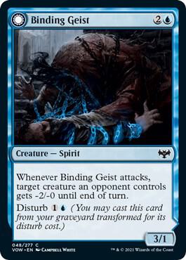 Binding Geist card from Innistrad: Crimson Vow
