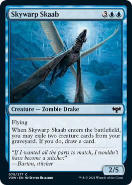 Skywarp Skaab card from Innistrad: Crimson Vow