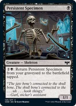 Persistent Specimen card from Innistrad: Crimson Vow