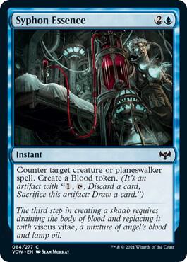 Syphon Essence card from Innistrad: Crimson Vow