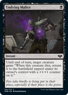 Undying Malice card from Innistrad: Crimson Vow