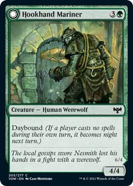 Hookhand Mariner card from Innistrad: Crimson Vow
