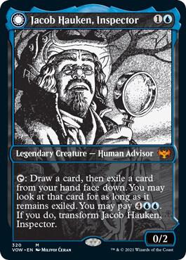 Jacob Hauken, Inspector (Showcase) card from Innistrad: Crimson Vow