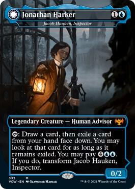 Jonathan Harker - Jacob Hauken, Inspector card from Innistrad: Crimson Vow