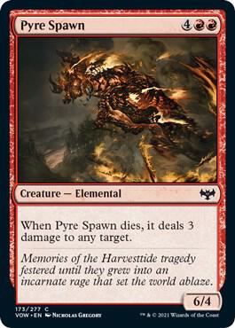 Pyre Spawn card from Innistrad: Crimson Vow