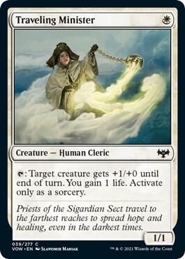 Traveling Minister card from Innistrad: Crimson Vow
