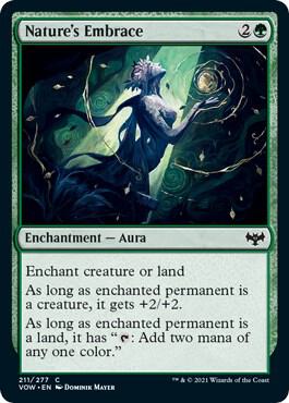 Nature's Embrace card from Innistrad: Crimson Vow