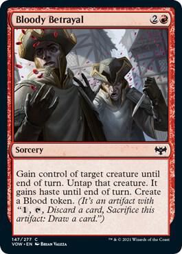 Bloody Betrayal card from Innistrad: Crimson Vow