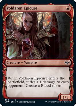 Voldaren Epicure (Showcase) card from Innistrad: Crimson Vow