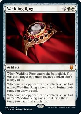 Wedding Ring card from Commander: Innistrad: Crimson Vow