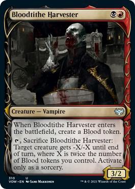 Bloodtithe Harvester (Showcase) card from Innistrad: Crimson Vow