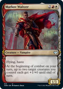 Markov Waltzer (Showcase) card from Innistrad: Crimson Vow
