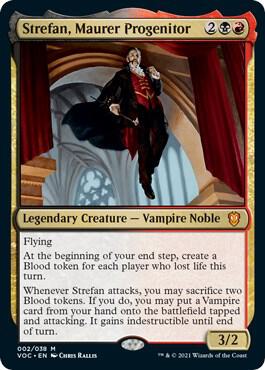 Strefan, Maurer Progenitor card from Commander: Innistrad: Crimson Vow