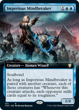 Imperious Mindbreaker (Extended Art) card from Commander: Innistrad: Crimson Vow